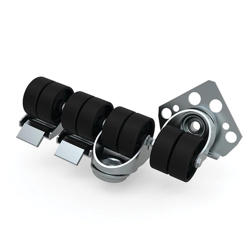 nVent Hoffman - Komponente für den Transport (Schaltschrank) 4 Rollen, 2 mit LCR471 (VE4) Feststeller