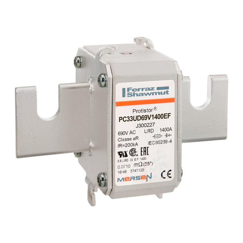 Mersen - HRC-Sicherung Sicherungseinsatz aR PC31UD69V400D1A Gr.31 AC690V 400A − 3 Stück