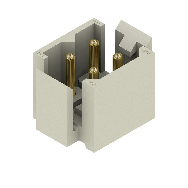 Weidmüller - Leiterplattensteckverbinder Verbinder 5.00mm RSV1,6 LS4 GR 3,2 AU − 100 Stück