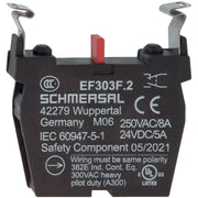 Schmersal - Hilfsschalterblock Kontaktelement EF303F.2
