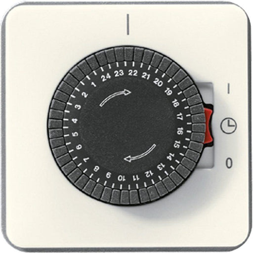Jung - Zeitschalter für Installationsschalterprogramme Schaltuhr ws CD 5024 Synchronmotorantrieb