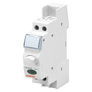 Gewiss - Taster für Reiheneinbau Leuchttaster GW96569 1S, 1Ö, rot