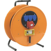 Schill - Kabeltrommel Stahlblech-Kabeltrommel HT 482.FI.C516MD3 m. FI und Steckdosen