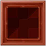 Jung - Abdeckrahmen Rahmen 1-fach LC 981 232 locre rouge