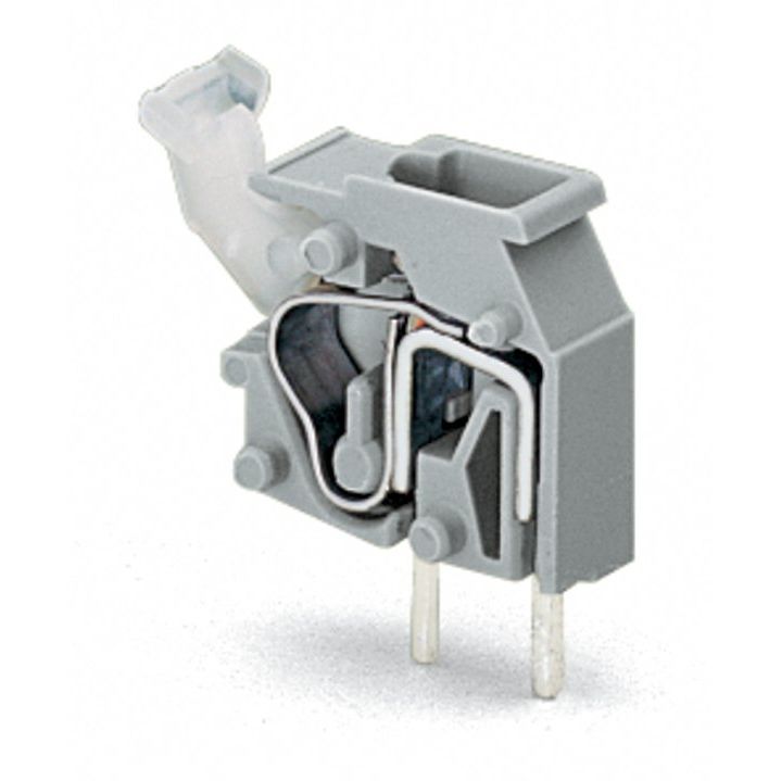 WAGO - Leiterplattenklemme Anreihbare Leiterplattenk. 255-741 Drücker,2,5mm²,ge − 100 Stück