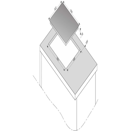 Amica - Kochfeld EB-Autark-Kochfeld Indukt. KMI 772 660 C 60cm