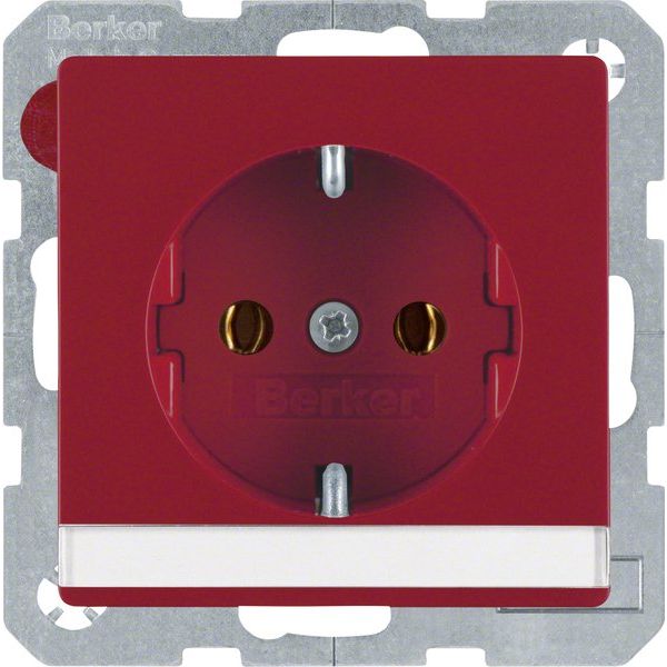 Berker - Steckdose SCHUKO-Steckdose 47506002 m.Beschriftungsfeld