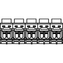 Hensel - Abzweigklemme Klemmen-Set DK KS 10 4-16 5pol