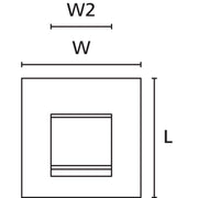 HellermannTyton - Befestigungsschelle für Kabel/Rohre Befestigungssockel RB8-PA66-NA-C1 selbstkl. Flachbügel − 100 Stück