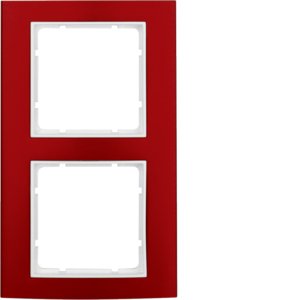 Berker - Abdeckrahmen Rahmen rt/pows 10123022 2fach