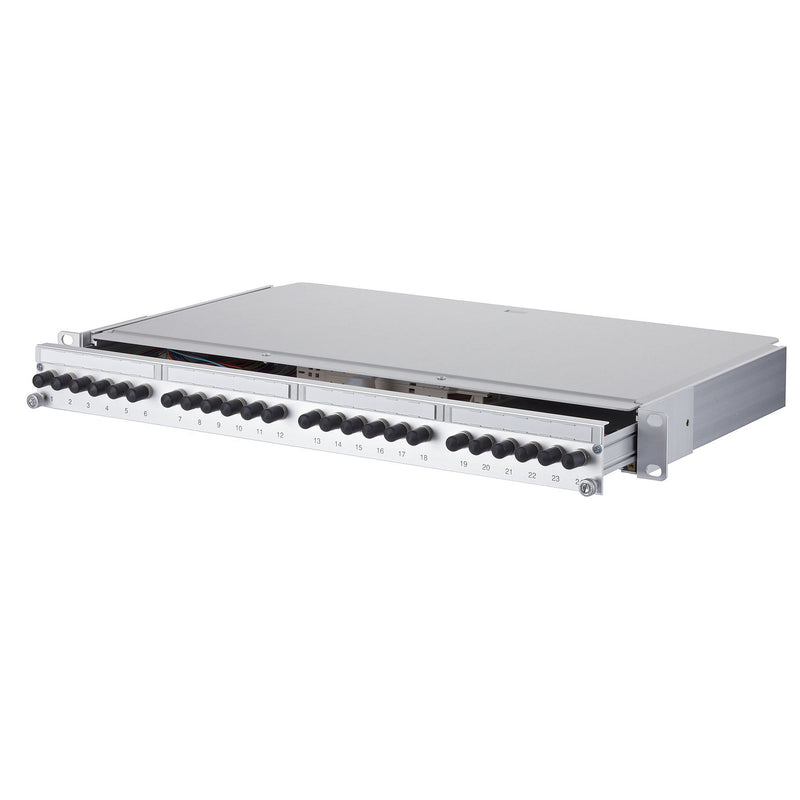 Metz Connect - Patchpanel LWL LWL-Patchfeld OpDAT PA 1502290124-E 24xST OS2 bestückt