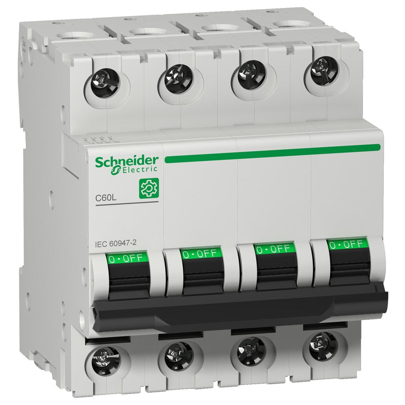 Schneider Electric - Leitungsschutzschalter LS-Schalter Multi 9 OEM M9F17406 C60L 4-pol 6A 25kA