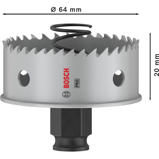 Bosch - Lochsäge PRO Sheet Metal PC Plus 2608594459 Lochsäge, 64 mm