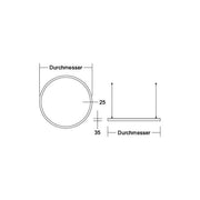 Brumberg Leuchten - Pendelleuchte LED-Pendel-Ringleuchte 84114184 4000K, DALI-2