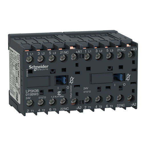 Schneider Electric - Schützkombination Wendeschützkombination LP5K06015BW3 3p, 6A, Spule 24VDC