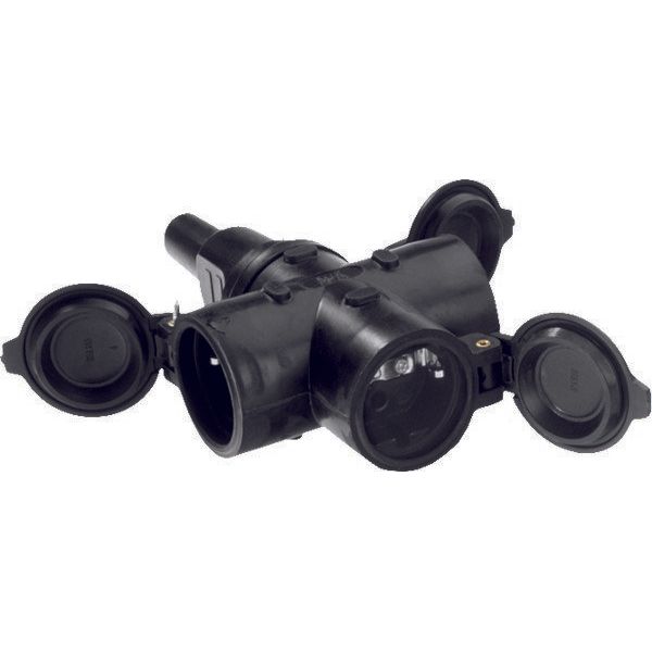 Bachmann - Schutzkontaktkupplung Hängekupplung 3f. 913.170 sw