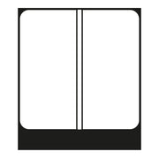 Jung - Abdeckung/Bedienelement für Installationsschalterprogramme Taste 1-fach aws CD 401 TSAP WW Symbol Auf/Ab