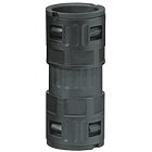 Flexa - Verbinder für Wellschläuche Kupplung für Wellschlauch RQK-PA, 2xAD28,5 schwarz 2 x AD28,5 − 10 Stück