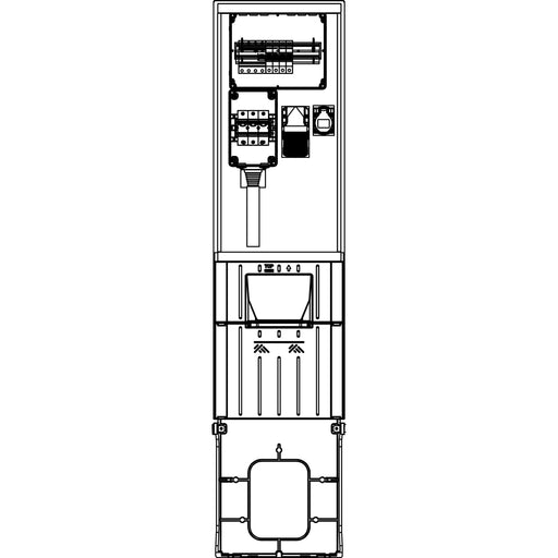 Elsta Mosdorfer - Installationskleinverteiler MV Säule 306 D025 0/0/1/1 MV70P306.25D.N0011 TN