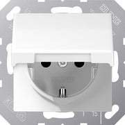 Jung - Steckdose SCHUKO-Steckdose 16A 250V AS 1520 KIKL WW m.Berührungsschutz