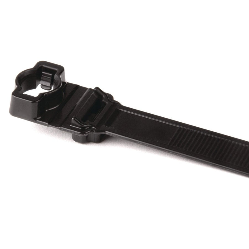 HellermannTyton - Kabelbinder Befestigungsbinder WSS250-PA66HIRHSUVBK schwarz − 1200 Stück