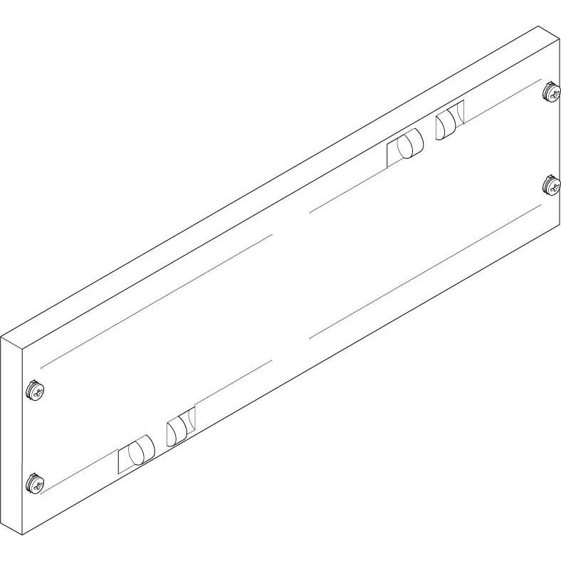 ABN - Abdeckung für Verteilerfeld Abdeckplatte FAG21N 500x150mm 2FB/1RE