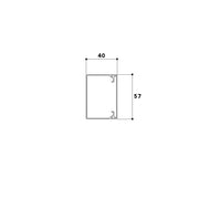 GGK - Leitungsführungskanal LFG-Kanal 40x60 gr 1006 − 2 Meter