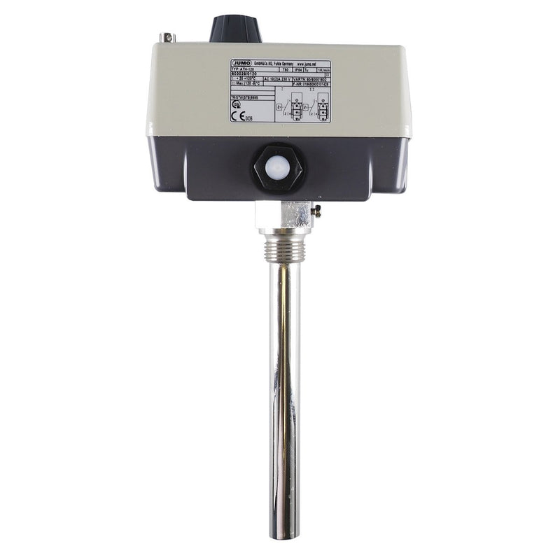 Jumo - Temperaturschalter Doppelthermostat (TR/STB) 60002009 60-130°C, EB-L 150mm