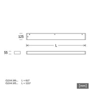 LTS Licht&Leuchten - Decken-/Wandleuchte LED-Deckenleuchte CLOA100.0617.830DAws 830, DALI, ws