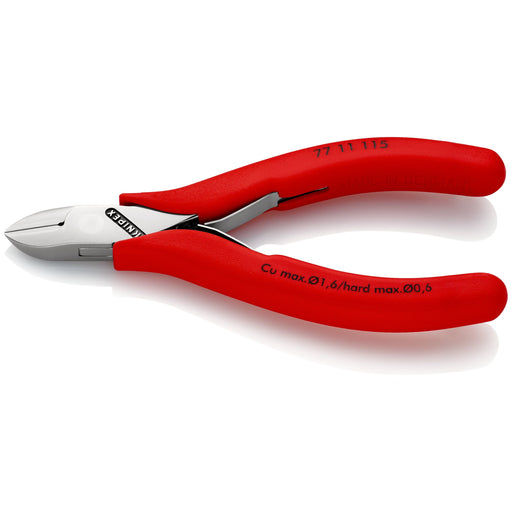 Knipex - Seitenschneider Elektronik-Seitenschneider 77 11 115 spiegelpoliert,115mm