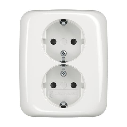 Busch-Jaeger - Steckdose SCHUKO-Doppelsteckdose 202 EUJB-214