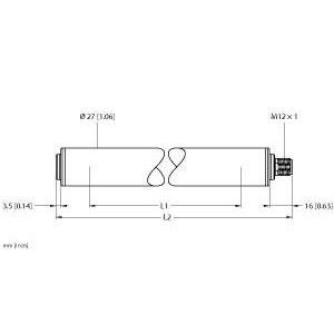 Turck - Lichtrohrsystem Linienleuchte WLS27XW990DSQ