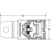 HellermannTyton - Befestigungsschelle für Kabel/Rohre Befestigungselement 151-01649(280) 113,5x34,9 mm − 280 Stück