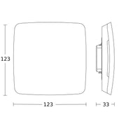 Steinel - Bussystem-Bewegungsmelder Multisensor True Presence 056353 KNX UP WS