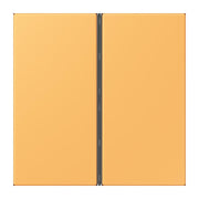 Jung - Abdeckung/Bedienelement für Installationsschalterprogramme Tastensatz 2fach LC 402 TSA 254 ocre jaune clair