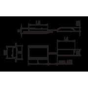 Ridi-Leuchten - Decken-/Wandleuchte LED-Einbaustrahler REYE-1 NDWS #0322046 3000K weiß