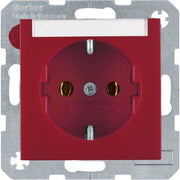 Berker - Steckdose Schuko-Steckdose rt 47501902 + Beschriftungsfeld