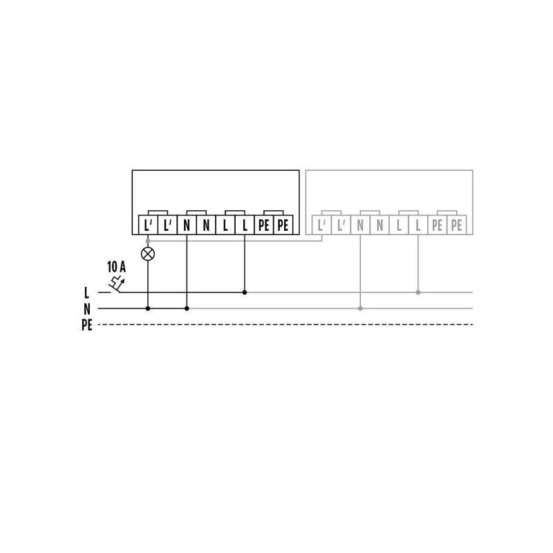 ESYLUX - Bewegungsmelder/Präsenzmelder komplett Bewegungsmelder MD 180 BASIC weiss weiß 180 Grad