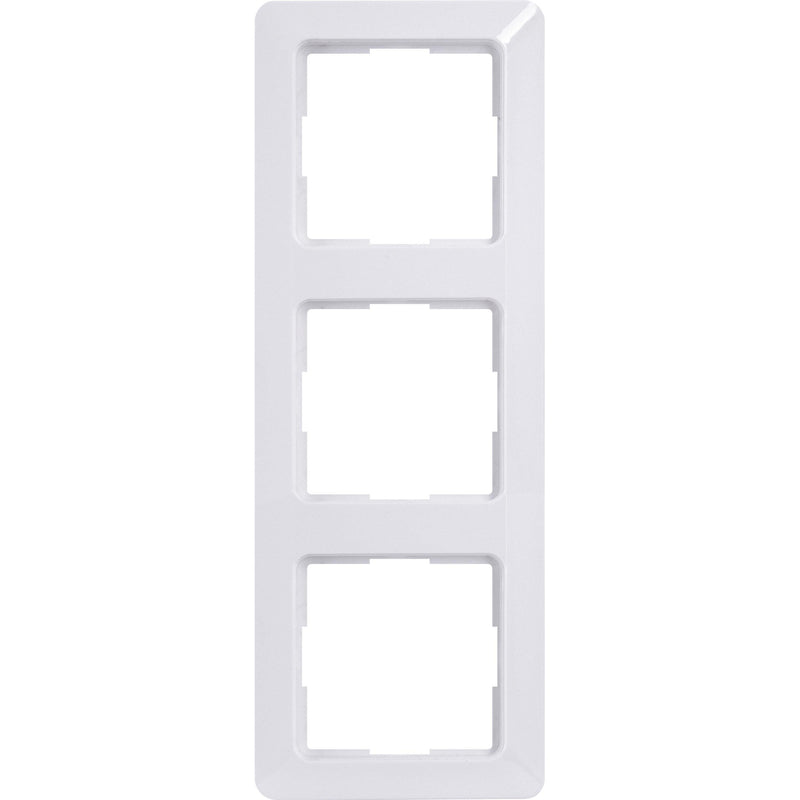 Kopp - Abdeckrahmen 3fach 305813008 arktis-ws − 10 Stück