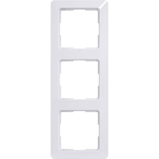 Kopp - Abdeckrahmen 3fach 305813008 arktis-ws − 10 Stück