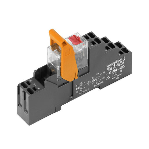 Weidmüller - Schaltrelais Relaiskoppler P m.Prüftast RCIKITP230VAC2COLDPB 230V/3,2mA AC − 10 Stück