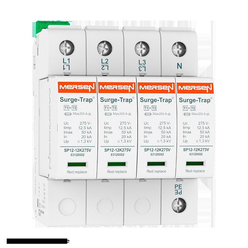Mersen - Blitzstromableiter für Energietechnik Überspg.-Ableiter Typ 1+2 STPT12-12K440V-4P 12,5kA Uc440V 4+0TNS