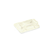 HellermannTyton - Befestigungssockel und -element für Kabelbinder Befestigungssockel TY8G1-N66-NA-C1 − 100 Stück