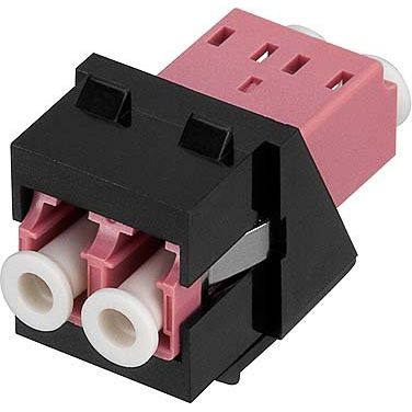 Rutenbeck - LWL-Kupplung LC-D Keystone Modul KMK-LC-D OM4 vio sw MM, OM4 vio, sw