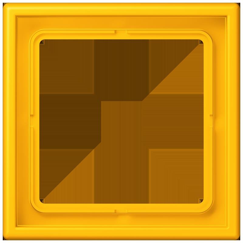 Jung - Abdeckrahmen Rahmen 1-fach LC 981 263 le jaune vif
