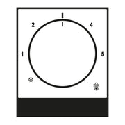 Jung - Abdeckung/Bedienelement für Installationsschalterprogramme Abdeckung A 1749 BF MO für Raumtemp.Regler − 1 Stück