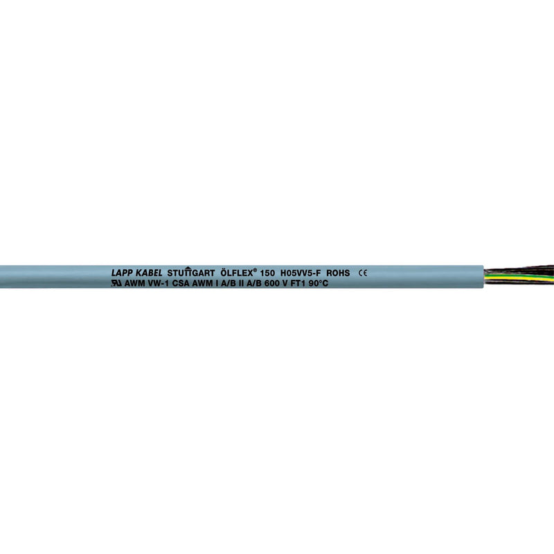 Lapp Kabel&Leitung - Energiekabel < 1 kV, für ortsveränderlichen Einsatz ÖLFLEX 150 2X1 0015202/300 − 300 Meter