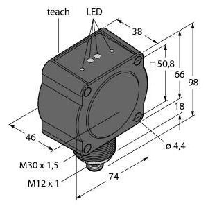Turck - Induktiver Näherungsschalter Radarsensor QT50R-EU-AFHQ