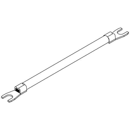 Pollmann - Verbindungsleitung für Verteilerfelder Verdrahtungsbrücke VB 6/350 G2 flexibel,sw − 200 Stück