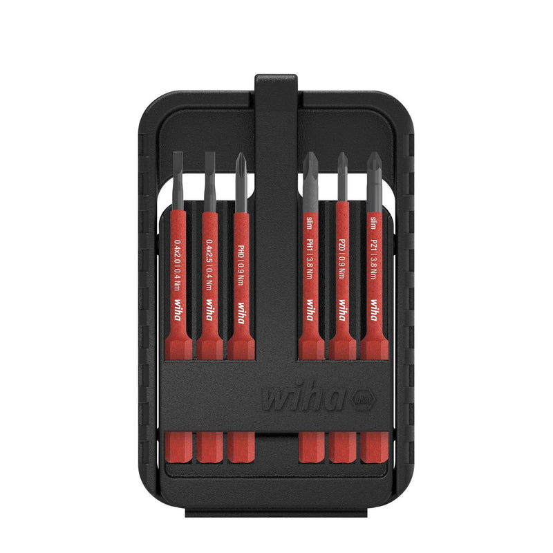 Wiha - Bit-Set slimBit electric SB2831B903 6-tlg. i.slimBit-Box